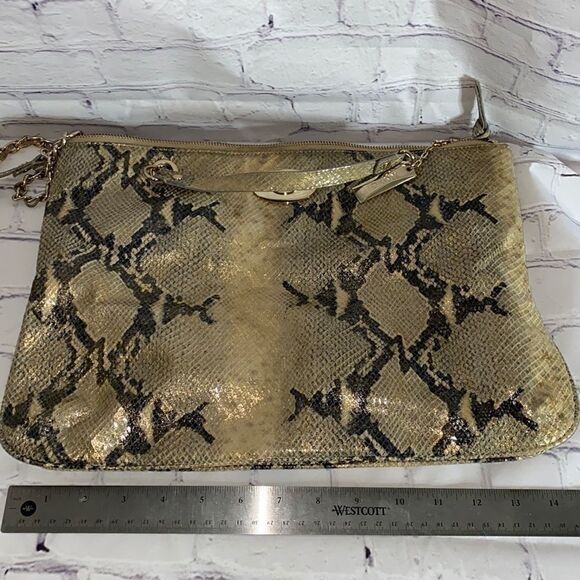 DKNY Gold Python Snakeskin Leather Purse *Sale* Bundle 2 purses for  $100 - Picture 5 of 7
